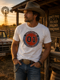 Boss & the Hogs "01" white t-shirt