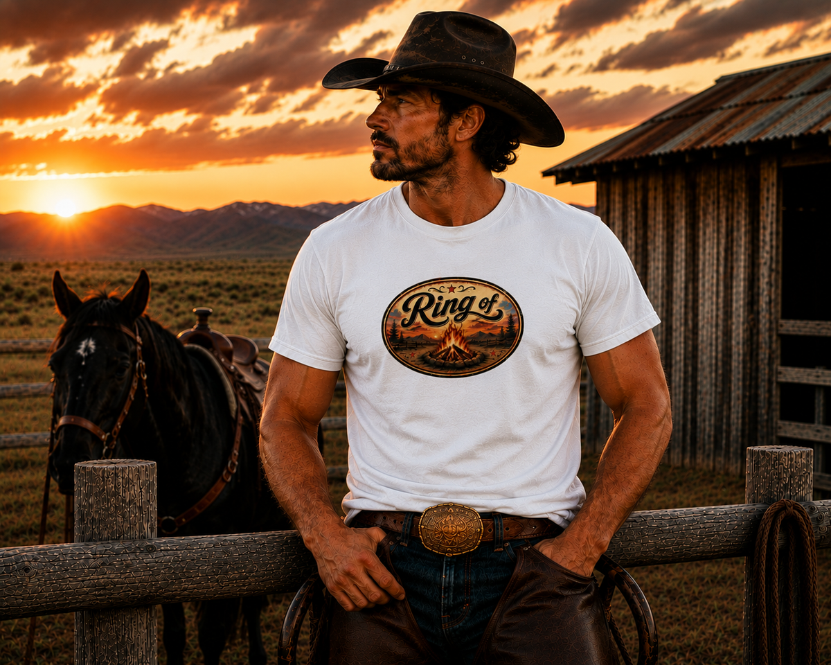 The "Fire" white t-shirt