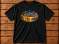 The "Tequila Sunrise" black t-shirt
