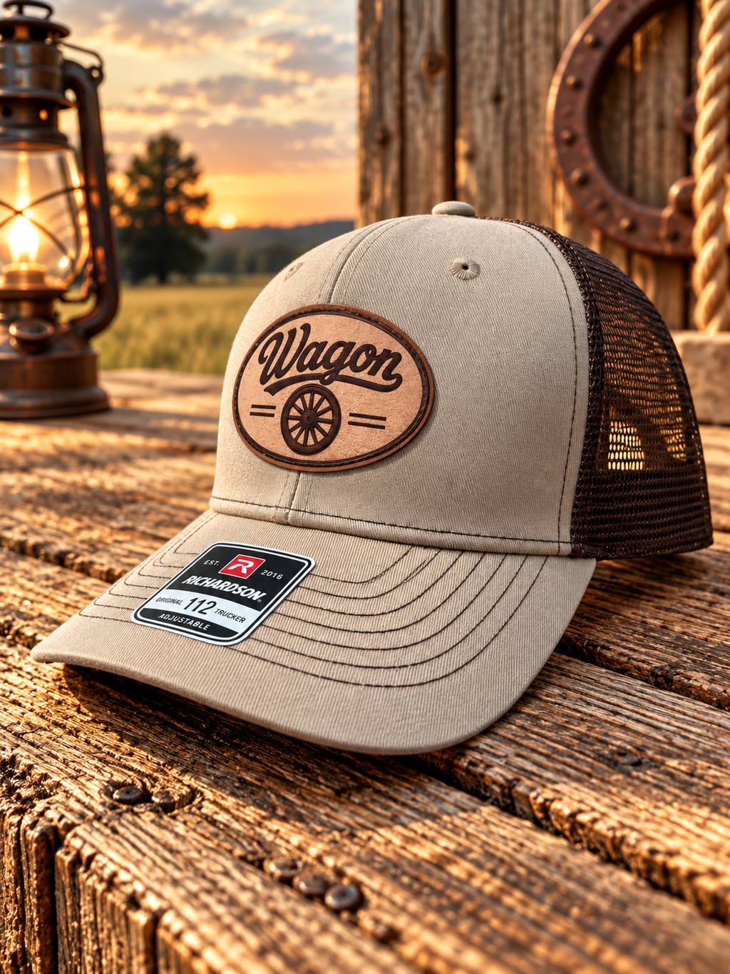The "Wagon Wheel" Trucker Cap