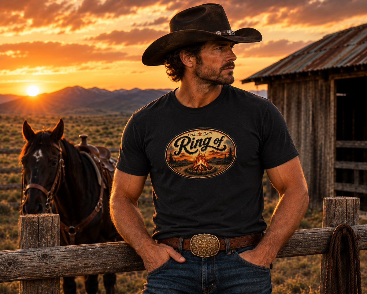 The "Fire" black t-shirt