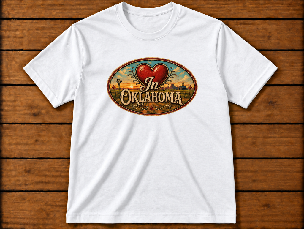 The "Love in Oklahoma" grey t-shirt