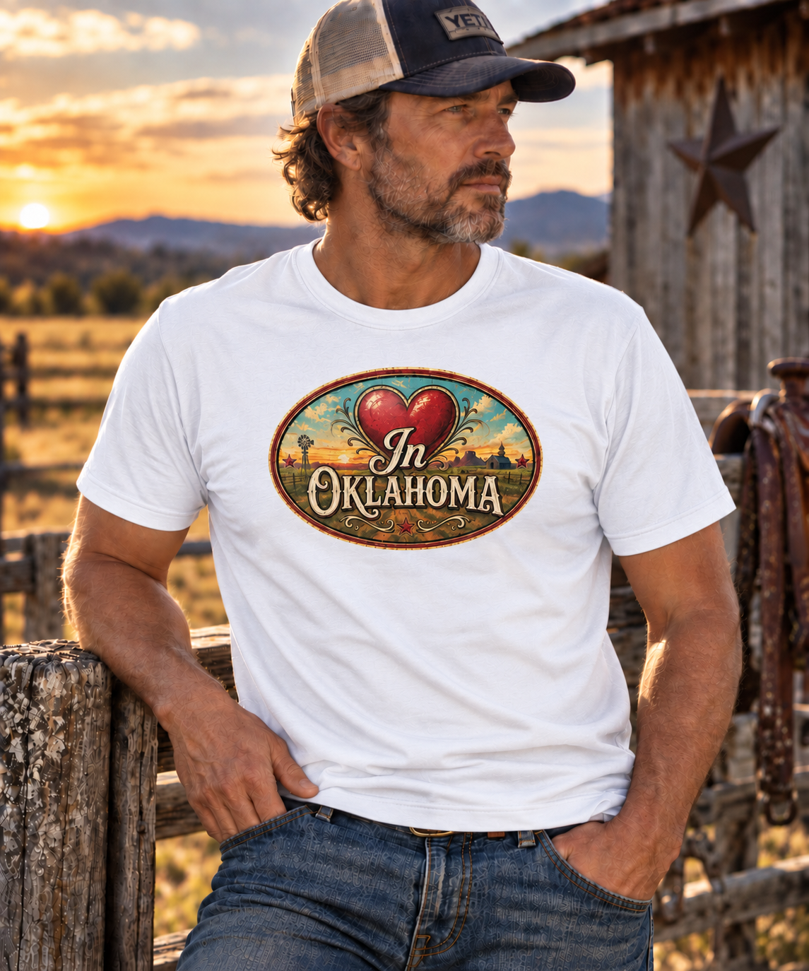 The "Love in Oklahoma" black t-shirt