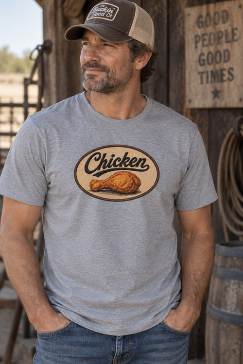 The "Chicken Fried" grey t-shirt