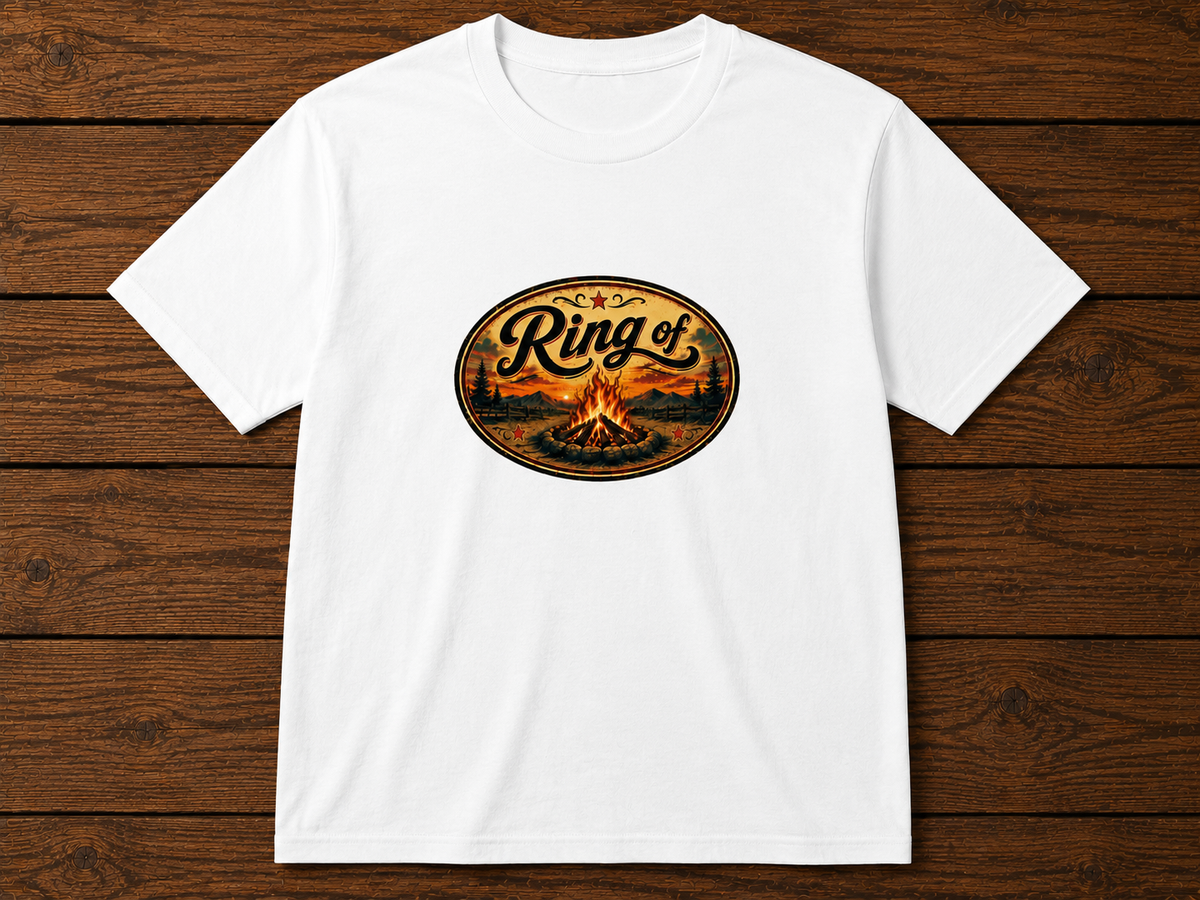 The "Fire" black t-shirt