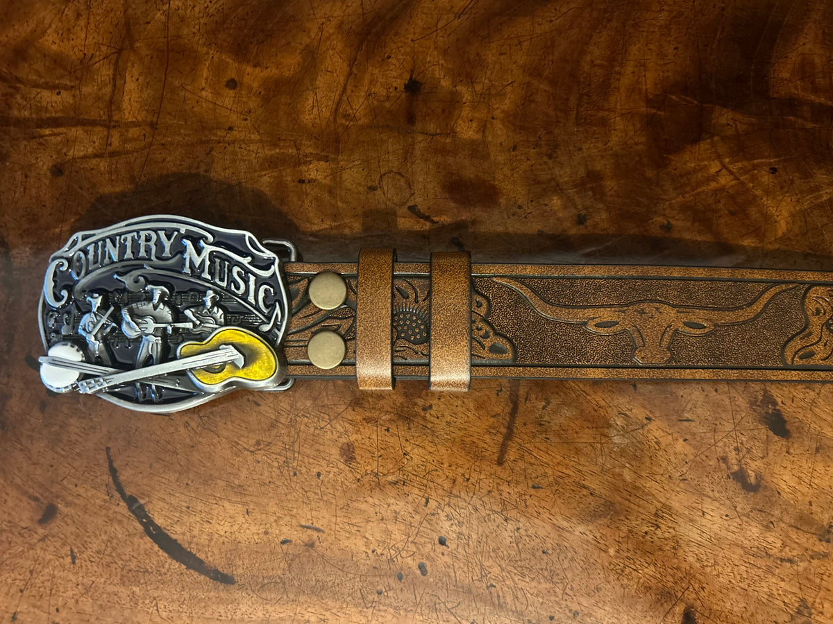 Country Music Tan Belt
