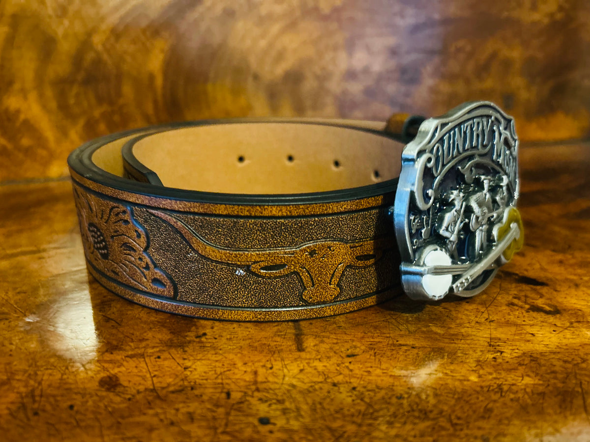 Country Music Tan Belt