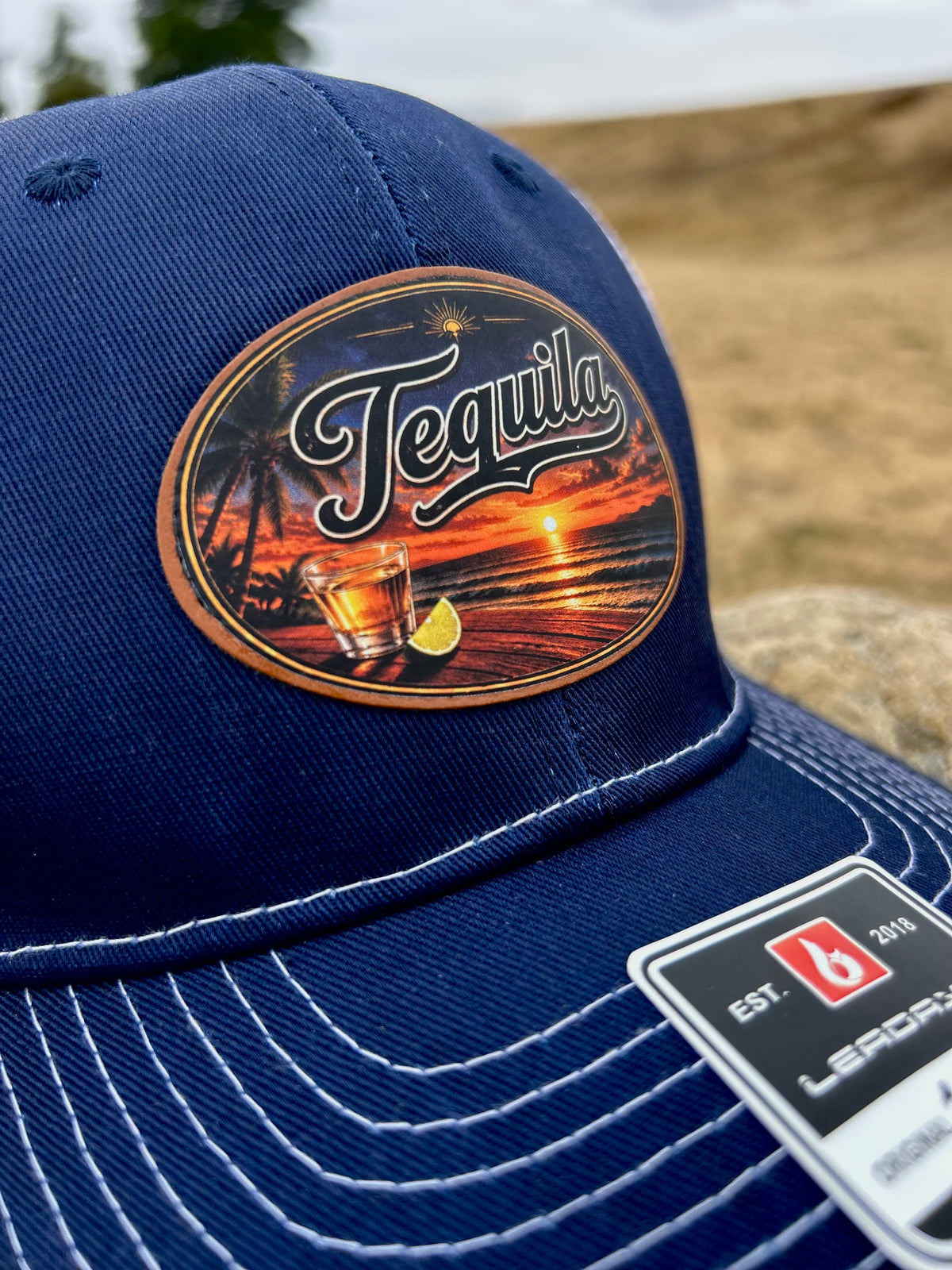 The "Tequila Sunrise" Trucker Cap