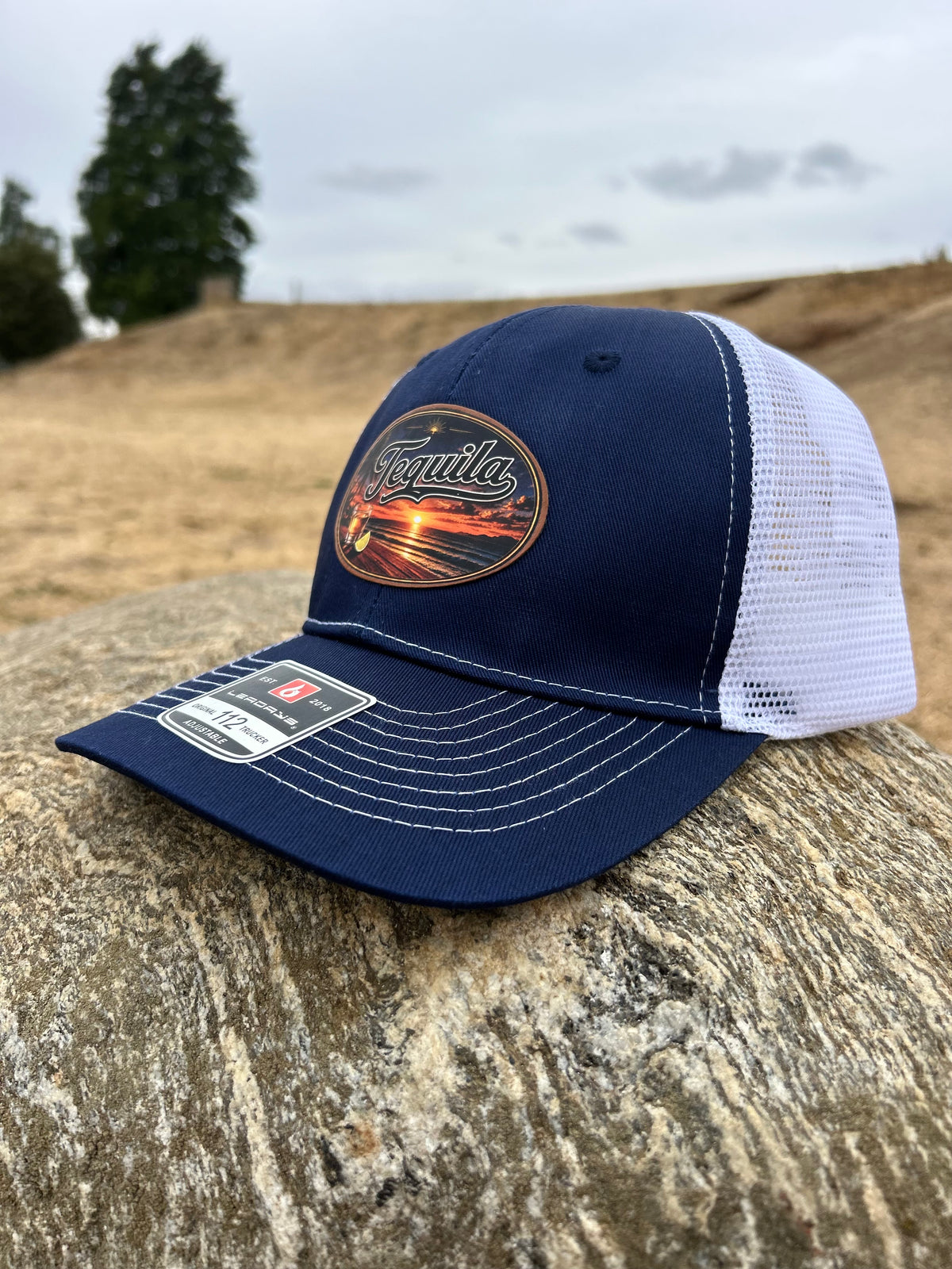 The "Tequila Sunrise" Trucker Cap