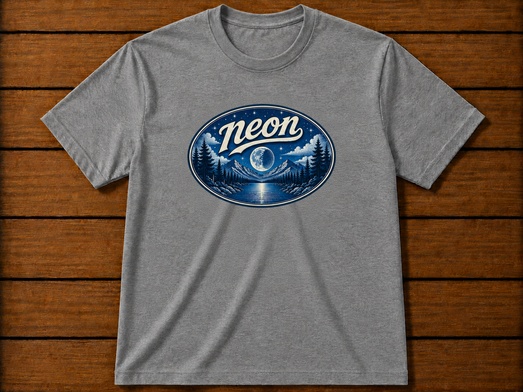 The "Neon Moon" white t-shirt