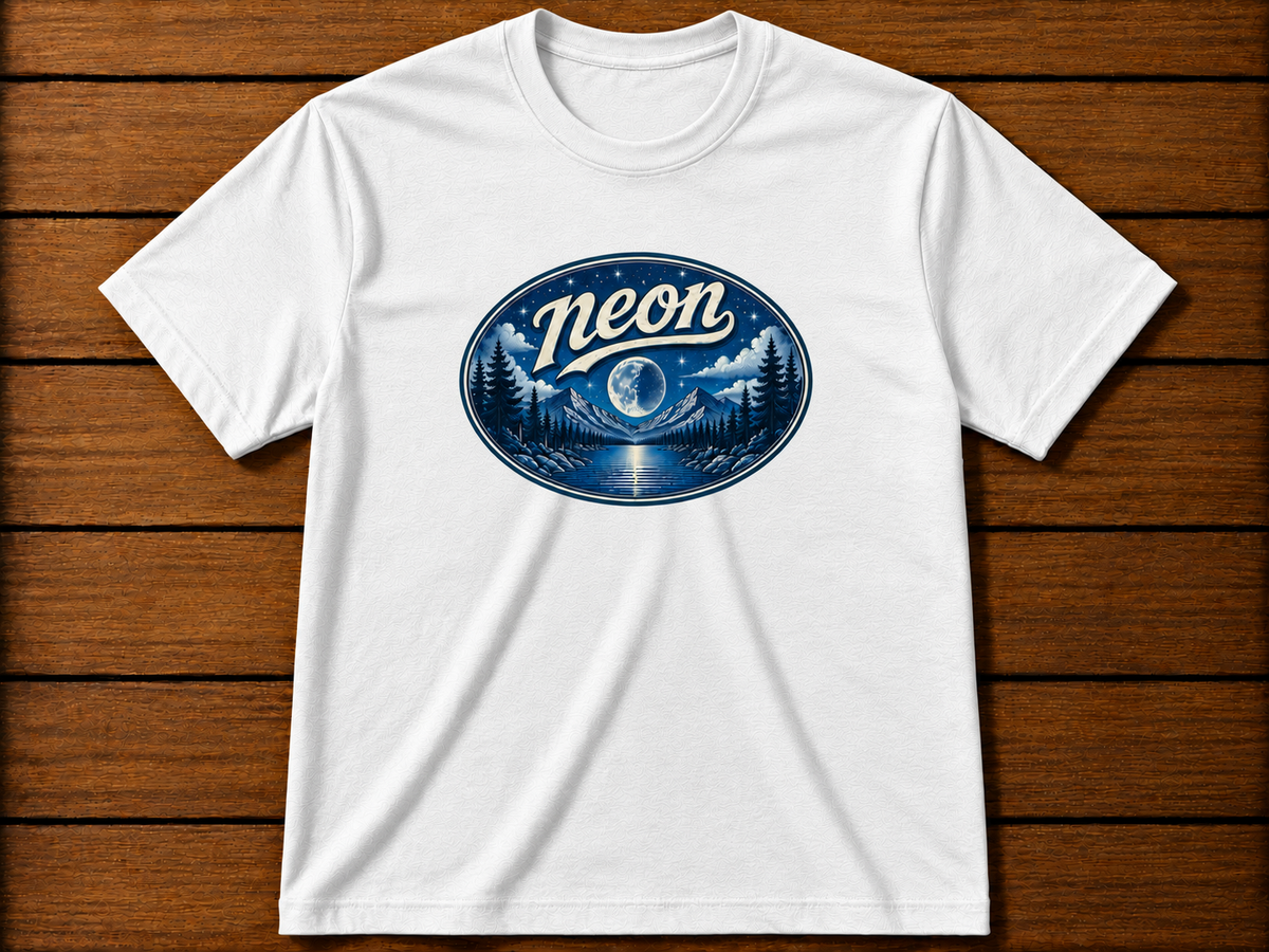 The "Neon Moon" black t-shirt