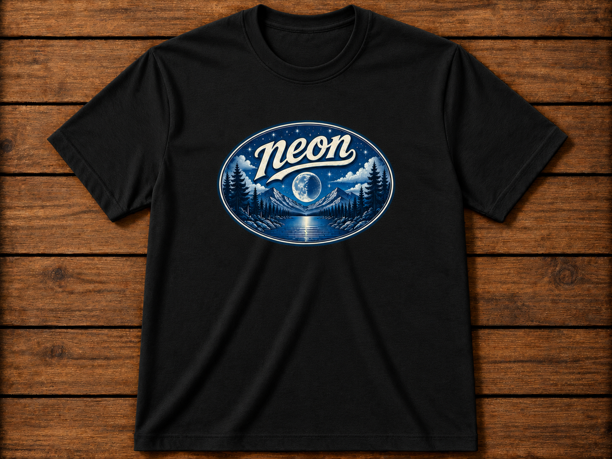 The "Neon Moon" black t-shirt