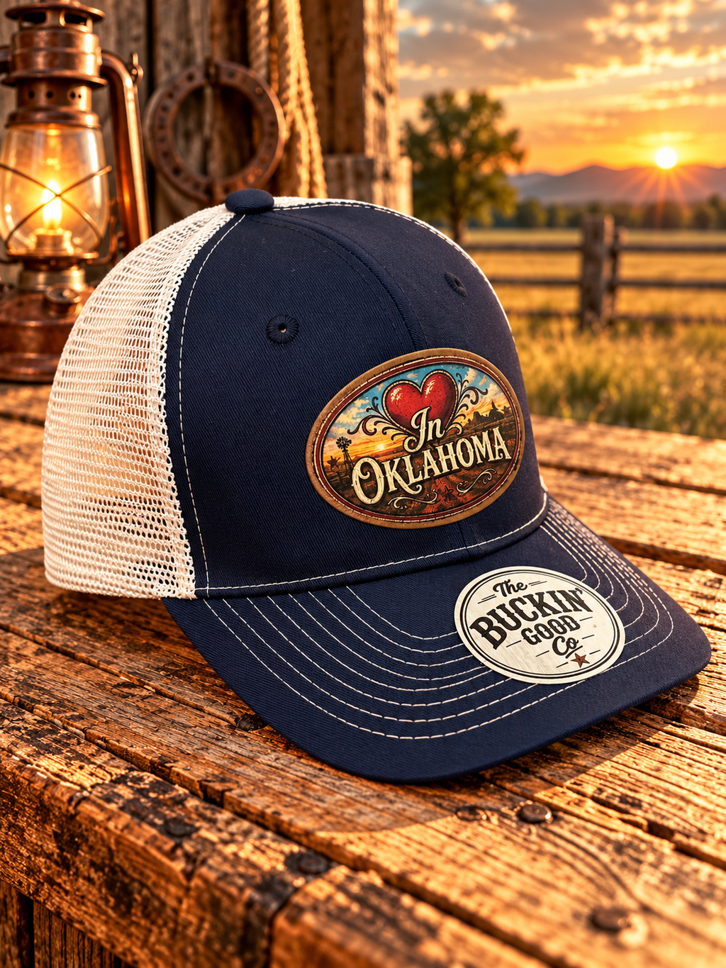The "Ain't no Love in Oklahoma" Trucker Cap