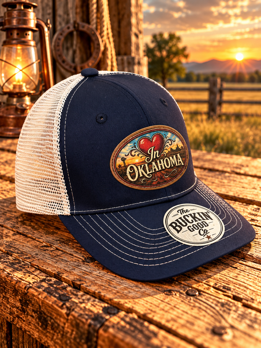 The "Ain't no Love in Oklahoma" Trucker Cap