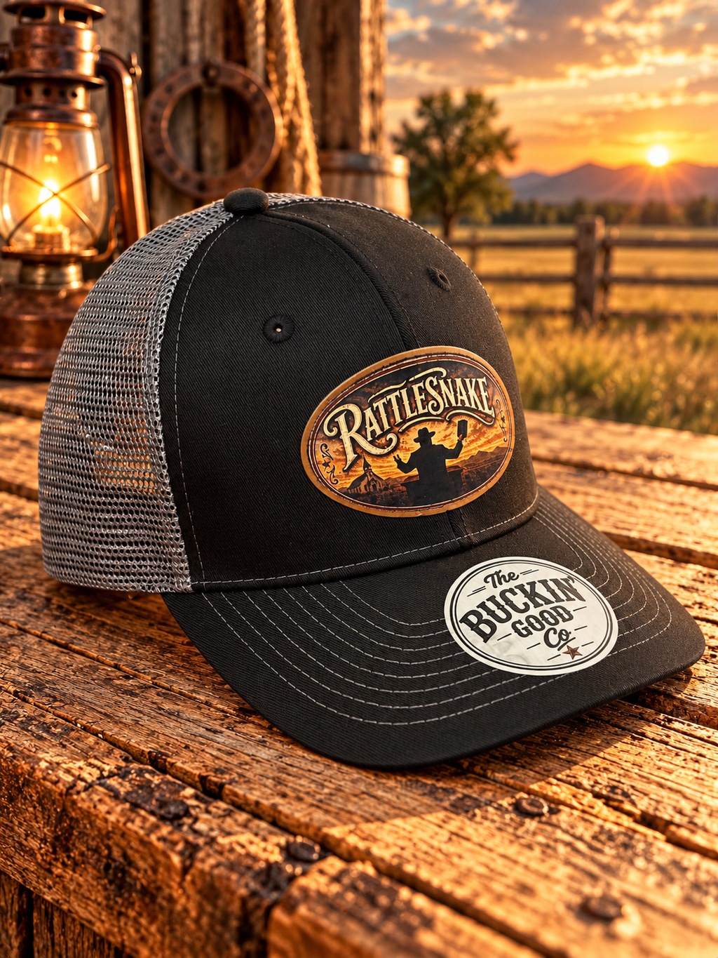 The "Rattlesnake Preacher" Trucker Cap