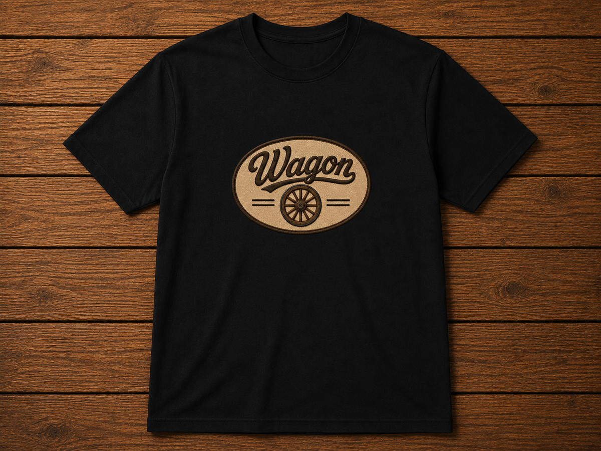 The "Wagon Wheel" grey t-shirt